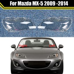 Headlamp Case for Mazda MX-5 2009 2010 2011 2012 2013 2014 Car Headlight Cover Glass Lamp Caps Lampshade Head Light Lens Shell