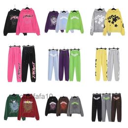 Men's Hoodies Sweatshirts Mens Sp5der Young Thug Angel Woman Fashion 555555 Letters Casual Spider Web Hoodie Puff Print Pullovers WRHN