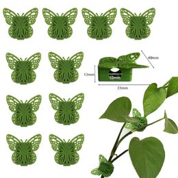 Planters Pots 102030Pcs Plant Climbing Wall Fixture Clips with Adhesive Sticker Invisible Vines Fixing for Indoor Outdoor Decor 231216