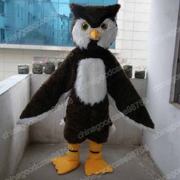 Christmas Brown Owl Mascot Costume Halloween Fancy Party Dress Cartoon Character Outfit Suit Carnival Adults Size Birthday Outdoor Outfit