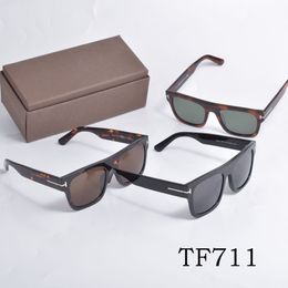 Retro TOM sunglasses, Ford TF711 board polarized sunglasses, generous thick frame live streaming glasses, cross-border