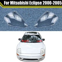 Car Front Glass Lens Lamp Shade Shell for Mitsubishi Eclipse 2000-2005 Transparent Lampcover Auto Light Case Headlight Cover