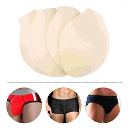 Underpants 4pcs Men Bulge Enhancing 3D Male Package Enhancer Sponge Packer Enlarge Cup Briefs Padded Agrandador De Penes