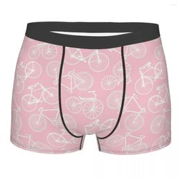 Underpants Bike Biker Cycle Bicycle Racing Pink Breathbale Panties Men's Underwear Sexy Shorts Boxer Briefs