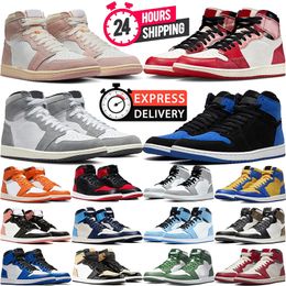 Basketball Shoes 1 High OG Basketball Shoes Lost And Found Next Chapter Banned Gold Toe Washed Pink men women University Blue Hyper Royal Patent Bred 1s mens trainer