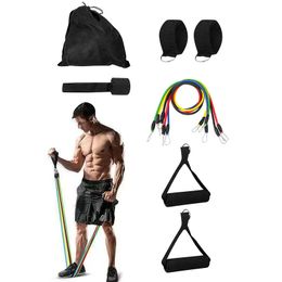 Resistance Bands Tensioner Multifunctional TPE Tension Rope Muscle Strength Training Fitness Equipment Band Elastic Set XPY 231216