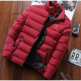 Designer Jorrdan Men's Jackets 2023 jackets Winter Padded Middle-aged And Young Large Size Light And Thin Short Padded 23 Jacket Warm Coat Wholesale ALI