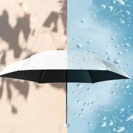 Umbrellas Sun Box Lightweight Protection Cooling Folding 8-ribs Umbrella Anti-uv With Travel Windproof Parasol Mini Portable