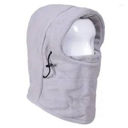 Bandanas Fashion Warm Cap Winter Men Women Hat Waterproof Thermal Fleece Balaclava Hooded Neck Warmer Face Mask Cycling Hiking Scarves