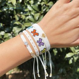 Strand FlaneurPlanet Multicoloured Beads Butterfly Bracelets For Girls