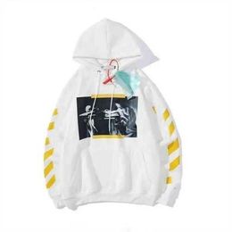 Mens Womens Designer Hoodies Offs Whitees 2024 Men Streetwear Letter Hoodie Man Women Designers Hooded Skateboards Hoody Pullover Sweatshirt C15