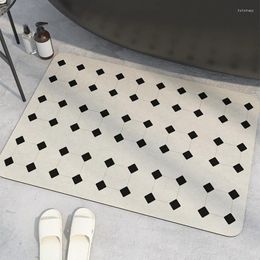 Bath Mats Bathroom Absorbent And Easy To Dry Mat Simple Modern Home Decoration Entry