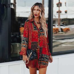 Women's Blouses Street Fashion Autumn Product Long Sleeve Lapel Single-breasted Casual Rich Retro Ladies Shirt