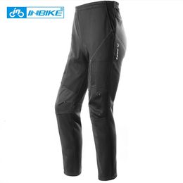 Cycling Pants INBIKE Winter Men Cycling Pants Long Bike Pants Waterproof Anti-sweat Breathable Pockets Bicycle Trousers Riding Clothes QG202 231216