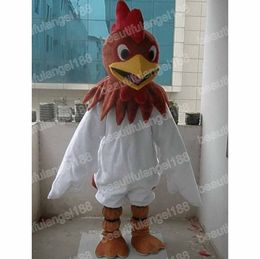 Halloween Rooster Mascot Costumes High Quality Cartoon Theme Character Carnival Adults Size Outfit Christmas Party Outfit Suit For Men Women