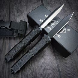 MICRO TECH Makora III OTF AUTO Coltello 3.464" Lama in acciaio 440C, manico in alluminio, campeggio Strumento di sopravvivenza per escursioni all'aperto Coltelli tascabili EDC UT85 UT88 BM 4600 3400