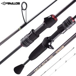 Boat Fishing Rods Mavllos Delicacy BFS Rod with Tubular Solid Carbon Tips Lure 0.6-8g/0.8-10g Ultralight Fishing Bass Spinning Casting Rod 231216