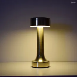 Table Lamps LED Lamp For Bedroom Touch Dimmable Desk Lights Study Europe Bedside Night Restaurant Romantic Decoration