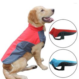 Dog Apparel Winter Warm Pet Clothes For Large Dogs Reflective Waterproof Pets Vest Jackets Golden Retriever Clothing Puppy Big Coats