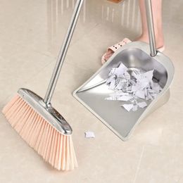 Mops Cleaning Tools Magic Broom Set Stainless Steel Dustpan Floor Sweeper House Accessories Garbage Collector To Sweep Multifunction 231216