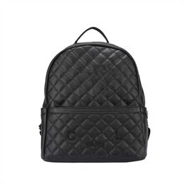 Style Brand Designer Women Diamond Lattice Backpack for Girls Fashion Back Pack Laodong4173