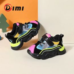 Flat shoes DIMI 2023 Autumn Baby Shoes Boy Girl Soft Leather Toddler First Walk Fashion Waterproof NonSlip Infant Sneaker T2106 231216