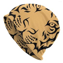 Berets Tiger Wild Animal Skullies Beanies Hat Autumn Winter Outdoor Men Women Caps Adult Spring Warm Dual-use Bonnet Knitting Hats