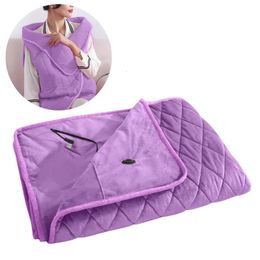 Electric Blanket 5V USB Large Electric Blanket Powered By Power Bank Winter Bed Warmer USB Heated Blanket Body Heater USB electric blanket office 231216