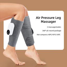 Foot Massager Leg 360° Air Pressure Calf Presotherapy Machine Household Massage Device Compress Relax Muscles 231216