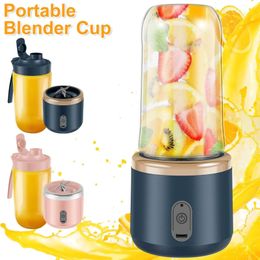 Fruit Vegetable Tools Mini Portable Blender 6 Blades Juicer Cup Juice Mixer Rechargeable Home Kitchen Tool Accessories 231216