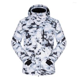 Skiing Jackets Snowboard Jacket Men Outdoor Windproof Waterproof Thermal Male Hooded Snow Coat Ski Equipment Winter Brands