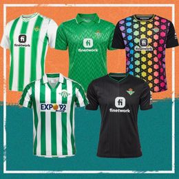 23/24 Jerseys de futebol Betis ISCO 2023 Joaquin Fekir B.Iglesias Canales Willian J Shirt William Camarasa Juanmi Victor Ruiz Futebol Uniforme