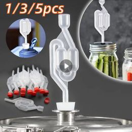 Bar Tools Brew Wine Water Seal Exhaust One Way Fermentation Airlock Sealed Home Plastic Valves Kitchen Making Accessory 231216