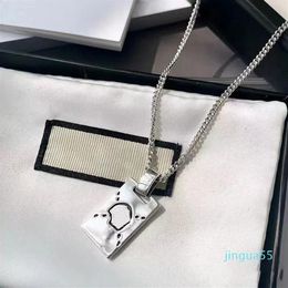 Desingers Necklace Fashion Charm Retro Style Top Quality Silver color Leisure Pendants for Unisex Jewelry Supply good nice270I