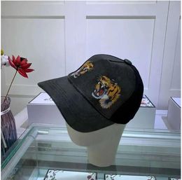 Men's Designer tiger animal hat embroidered snake fashion men's and women's baseball cap adjustable golf sports Caps