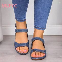 Sandals Women's Shoes Summer Breathable Fish Mouth Flat Bottom Ladies Slope Heel Open Toe Casual Beach Mujer