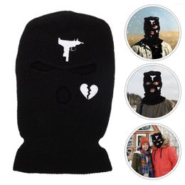 Berets Ski Mask Cap Outdoor Warm Headgear Skiing Face Guard Supply Thicken Protective Cover