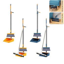 Mops Folding Dustpan Broom and Scoop Set Highend Bathroom Water Wiper To Sweep Magic Brush Garbage Squeegee Home Cleaning Tools 231216