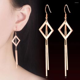 Dangle Earrings Fashion Women's Temperament Wild Tassel Long Geometric Simple Party Wedding Jewellery Accessories