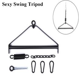 Sex Furniture Sex Swing Hanging Up Bar Metal Tripod Stents Sex Furniture Pleasure Upgraded Swing Sex Products Accessories Toys for Couple 231216