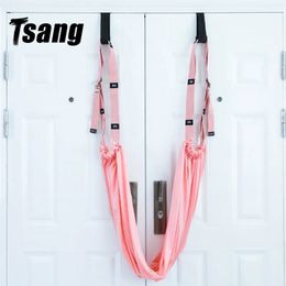 Resistance Bands Door Hanging Yoga Belts for Training Aerial Hammock Flying Swing Women Adjustable band Home Rope 231216