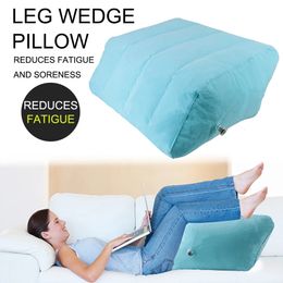 CushionDecorative Pillow Portable Knee Rest Cushion PVC Pregnant Woman Foot Lift Lightweight Inflatable Leg 231216