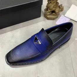 Winter 10style Herbst Krokodilmuster Designer Männer Kleid Schuhe formelle Bürogeschäft Luxusmarke Italienisch Stil Schwarzbrauner Derbi
