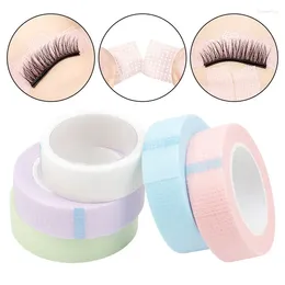 False Eyelashes 3 Rolls Breathable Insulating Tape For Eyelash Extension Lint Free Under Eye Pads Non-woven Paper Patch