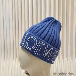 Loewee Hat Official Quality Designer Beanie Caps Mens Women Winter Popular Wool Warm Knit Hat 010j3h