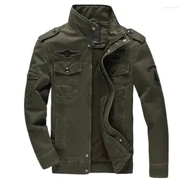 Men's Jackets 6XL Bomber Jacket Spring Autumn Casual Male Army Military Tactical Coats Baseball Slim Outwear Windbreaker Tooling