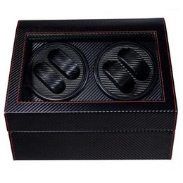 Watch Boxes & Cases 4 6 High End Automatic Winder BoxWatches Storage Jewelry Holder Display PU Leather Box Ultra Quiet Motor Shake3365