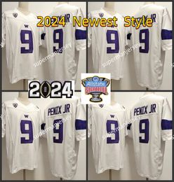 2024 Sugar Washington Huskies Football Jersey 9 Michael Penix Jr. 2024 Newest Style