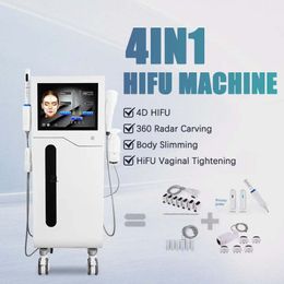 2024 Newest 4IN1 Hifu Machine Other Beauty Equipment Facial Lifting Wrinkle Removal Machine Eye/Neck/Face Body Slimming Shaping Anti-aging Ultrasonic liposonix