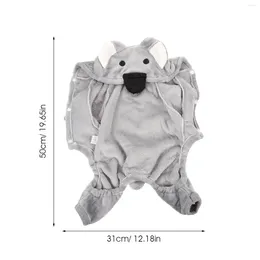 Dog Apparel Pet Clothing Decorative Hoodie Warm Portable Clothes Hoodies Cute Puppy Cardigan Coral Fleece Winter Adorable